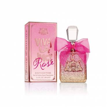 Juicy Couture Viva la juicy rose Eau de parfum spray, 3.4 Ounce, It has a soft, sweet, floral scent and last for hours. So worth it