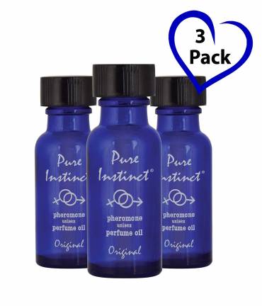 Pure Instinct (3-Pack), The Original Pheromone Infused Essential Oil