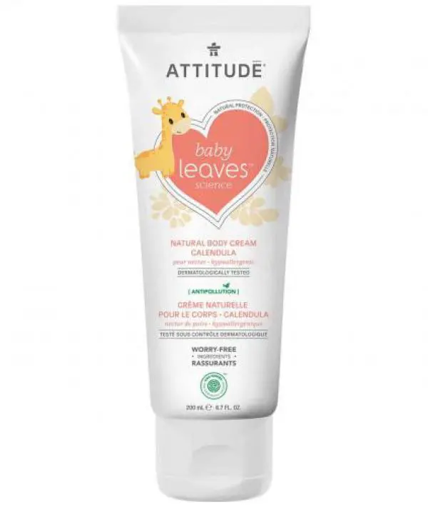 ATTITUDE Baby Leaves Calendula Cream, Pear Nectar, ATTITUDE Baby Leaves Calendula Cream, Pear Nectar