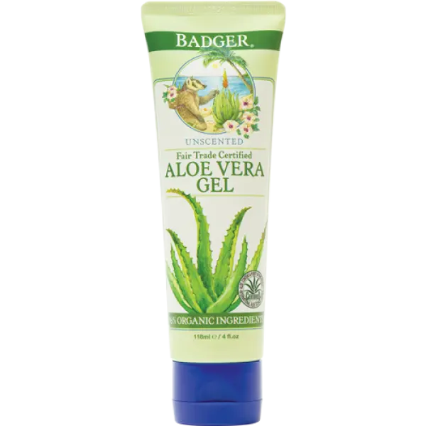 Badger Aloe Vera Gel, Unscented, Badger Aloe Vera Gel, Unscented