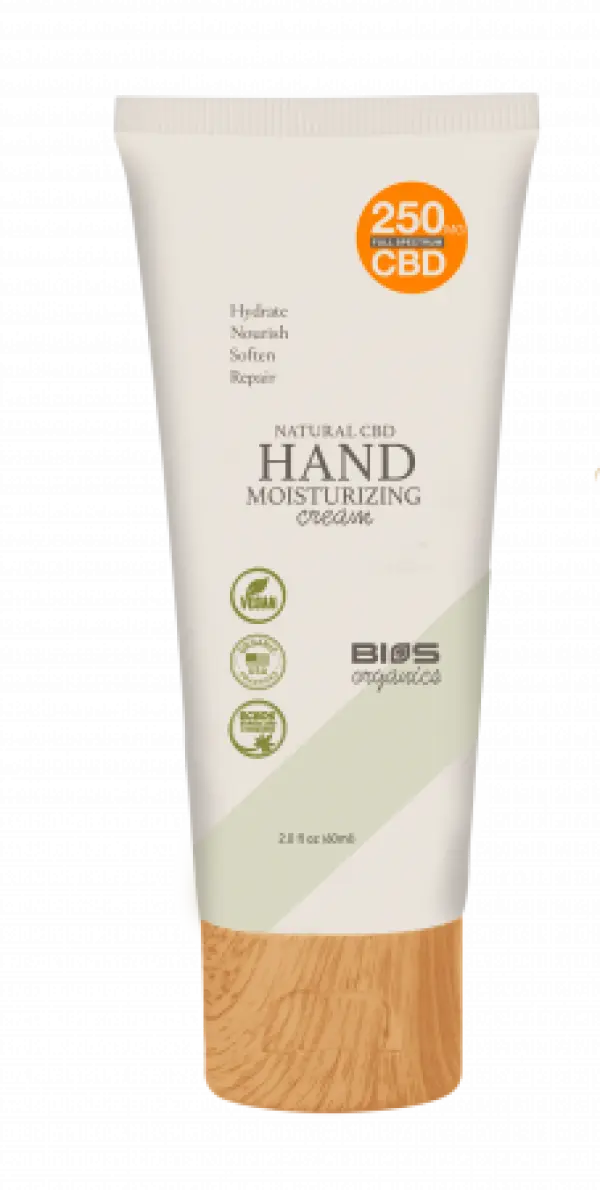 BIOS Organics Natural CBD Hand Moisturizing Cream, BIOS Organics Natural CBD Hand Moisturizing Cream