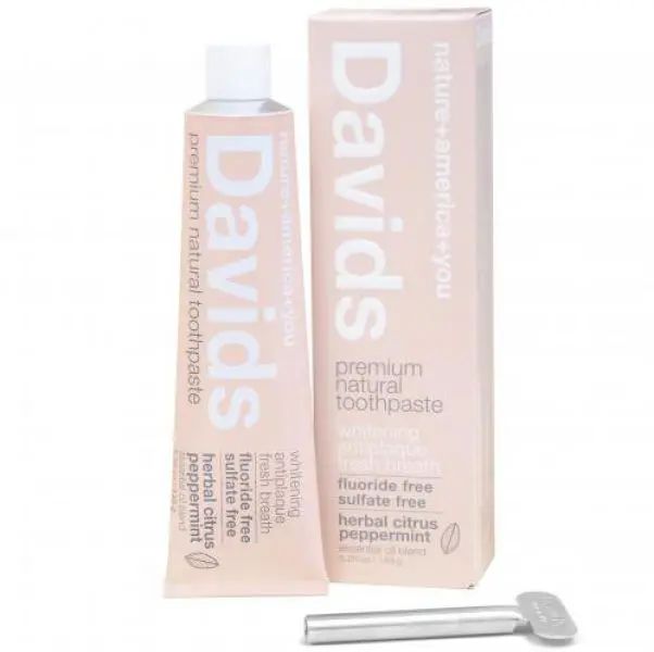 Davids Premium Natural Toothpaste, Herbal Citrus Peppermint, Davids Premium Natural Toothpaste, Herbal Citrus Peppermint
