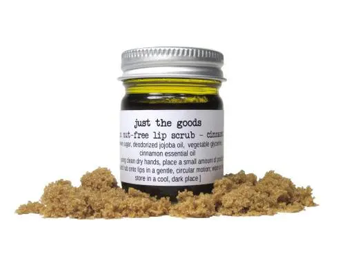 Just the Goods vegan lip scrub, unflavored, Just the Goods vegan lip scrub, unflavored