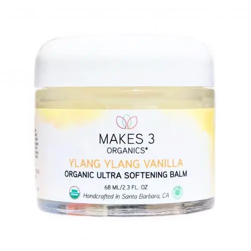 Makes 3 Organics Organic Ylang Ylang Vanilla Ultra Softening Balm, Makes 3 Organics Organic Ylang Ylang Vanilla Ultra Softening Balm