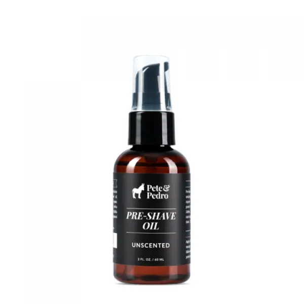 Pete and Pedro Pre-Shave Oil, Unscented, Pete and Pedro Pre-Shave Oil, Unscented