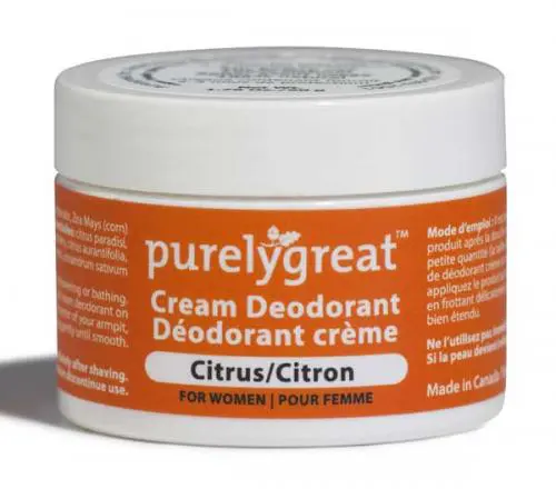 Purelygreat Cream Deodorant - Citrus for Women, Purelygreat Cream Deodorant - Citrus for Women