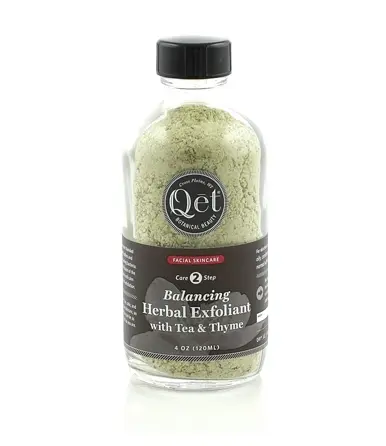 Qet Botanicals Balancing Herbal Exfoliant with Tea & Thyme, Qet Botanicals Balancing Herbal Exfoliant with Tea & Thyme