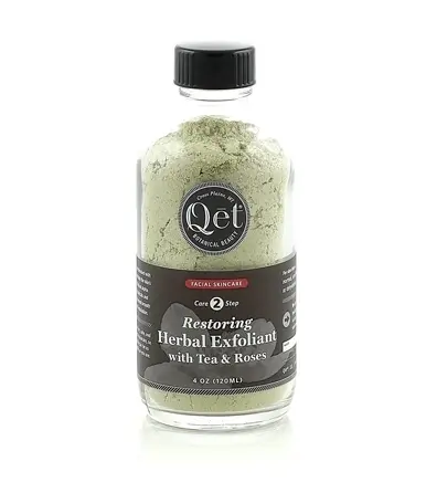 Qet Botanicals Restoring Herbal Exfolaint with Tea & Roses, Qet Botanicals Restoring Herbal Exfolaint with Tea & Roses