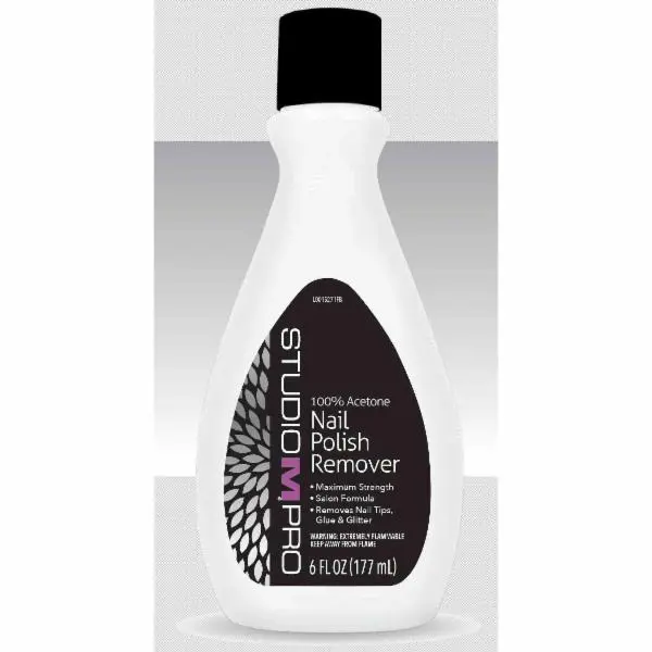 Studio M Pro 100% Acetone Nail Polish Remover, Studio M Pro 100% Acetone Nail Polish Remover