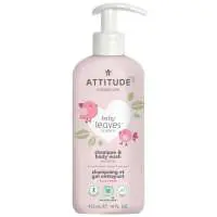 ATTITUDE Baby Leaves 2-in-1 Shampoo & Body Wash, Fragrance Free, ATTITUDE Baby Leaves 2-in-1 Shampoo & Body Wash, Fragrance Free