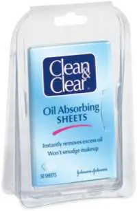 Clean & Clear Oil Absorbing Sheets, Clean & Clear Oil Absorbing Sheets