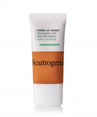 Neutrogena Flawless Matte Clear Coverage Niacinamide (B3) Cc Cream, Mahogany 8.5, Neutrogena Flawless Matte Clear Coverage Niacinamide (B3) Cc Cream, Mahogany 8.5