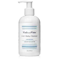 Wash with Water 3-in-1 Baby Cleanser, Unscented, Wash with Water 3-in-1 Baby Cleanser, Unscented