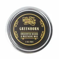 Whiskey N Hardtack Greenhorn - Unscented Mustache & Beard Wax, Whiskey N Hardtack Greenhorn - Unscented Mustache & Beard Wax