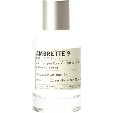 Le Labo Ambrette 9, Most sensual Le Labo Perfume with Ambrette Fragrance of The Year